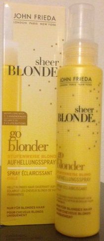 Spray Clareador Lightening Go Blonder John Frieda